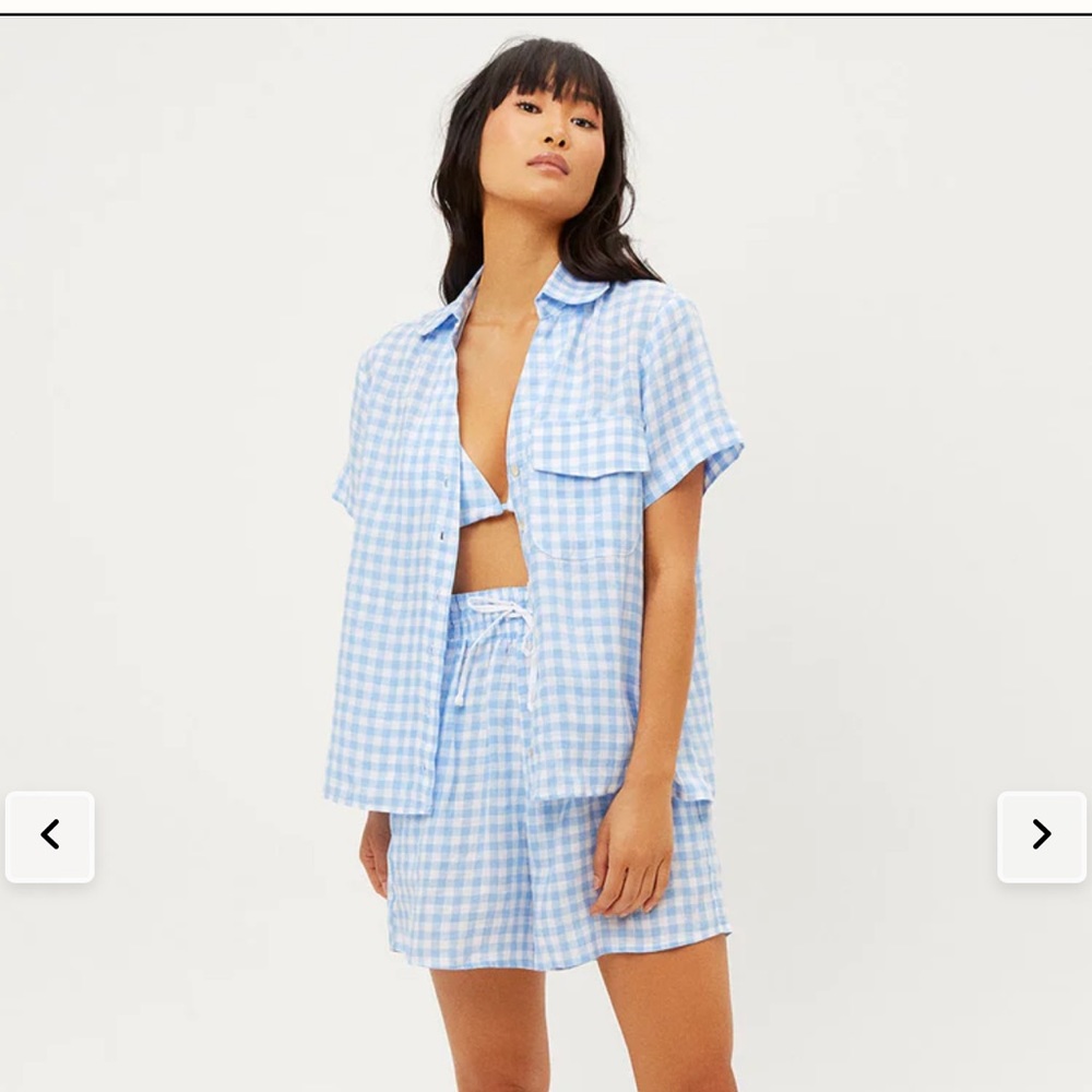 Frankie’s bikini Lou gingham set